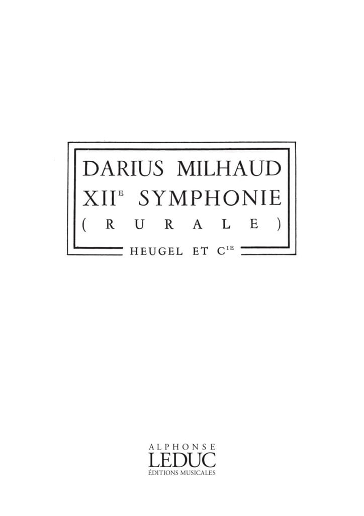 Symphonie N012 Rurale